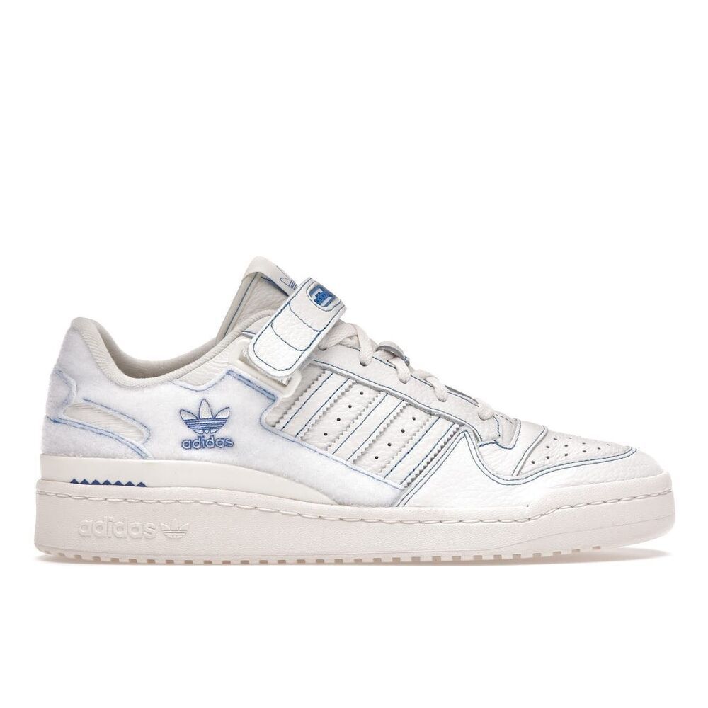 NWT Adidas Classic Forum Low Off White Blue Bird Prepcore Sneakers Shoes Mens 6.